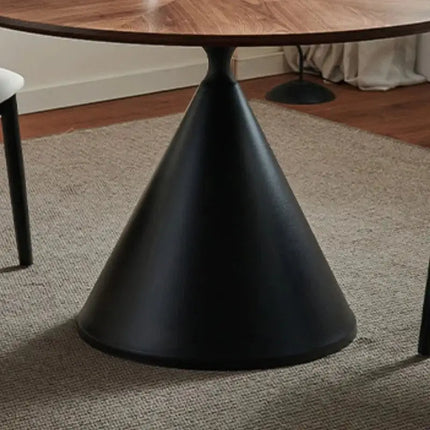 ChandelierDecor-Triangular Scone Dining Table – Elegant Wooden Buffet & Lounge Table