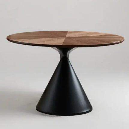 ChandelierDecor-Triangular Scone Dining Table – Elegant Wooden Buffet & Lounge Table