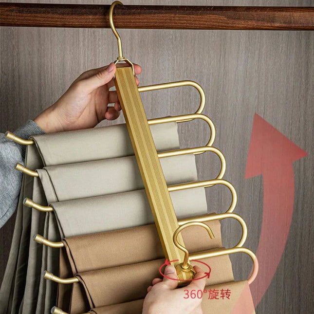 ChandelierDecor - Trousers 6 in 1 Folding 360° Rotatable Aluminium Alloy Hangers
