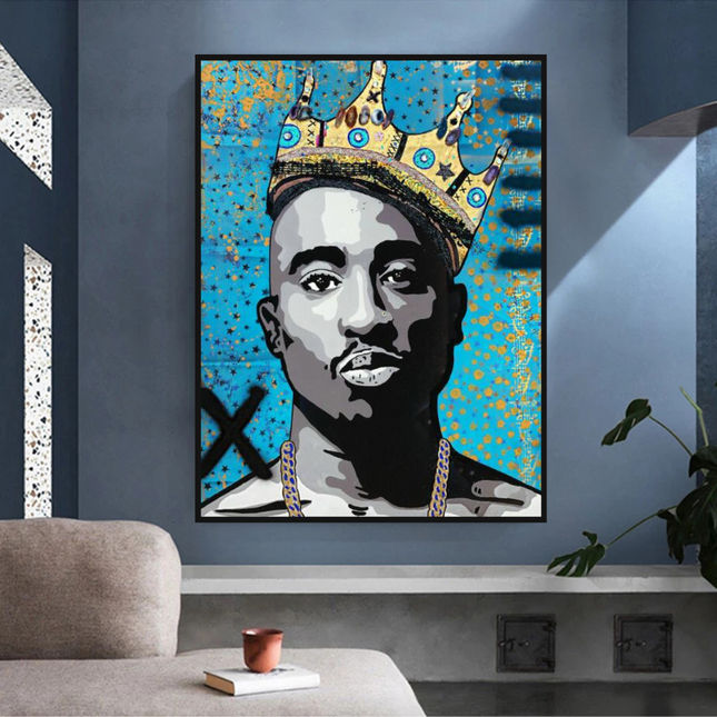 ChandelierDecor - TuPac Singers Canvas Wall Art