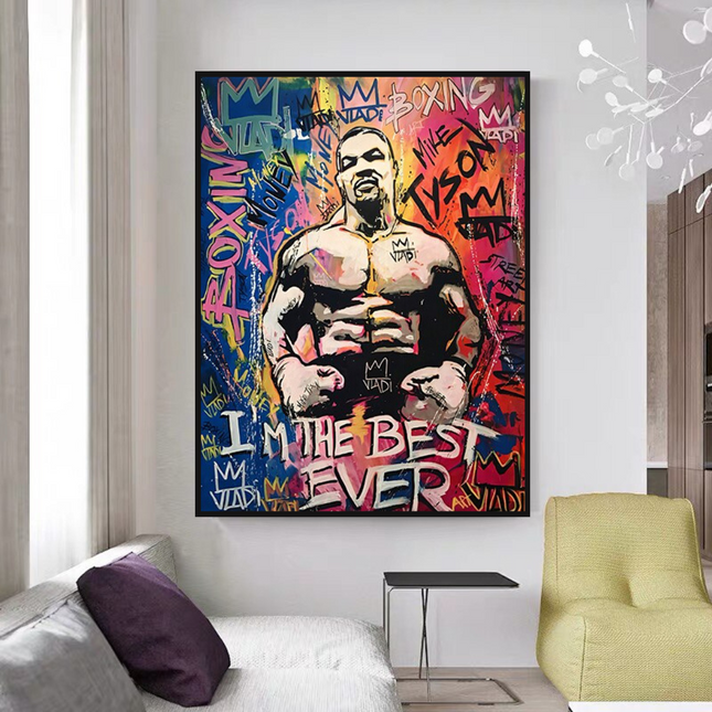 ChandelierDecor - Tyson Fury Champion Boxing Canvas Wall Art