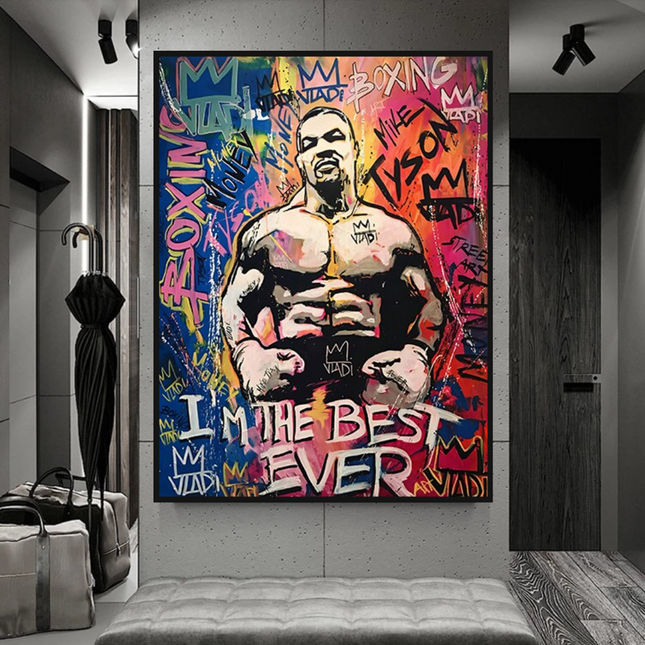 ChandelierDecor - Tyson Fury Champion Boxing Canvas Wall Art