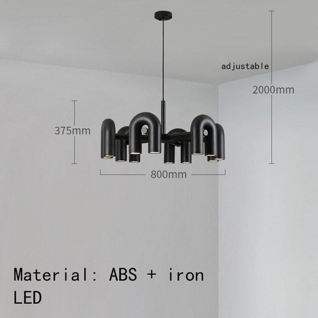 ChandelierDecor - U Shape Chandelier: Illuminate Your Space