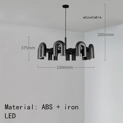 ChandelierDecor - U Shape Chandelier: Illuminate Your Space