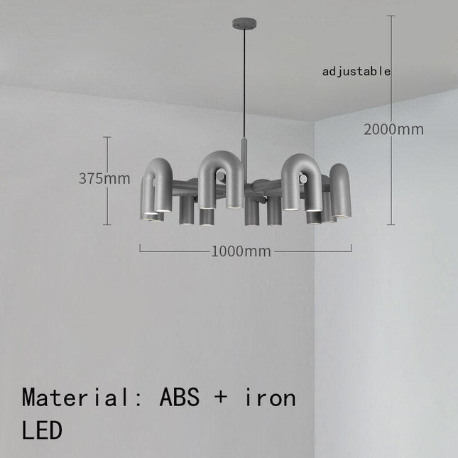 ChandelierDecor - U Shape Chandelier: Illuminate Your Space