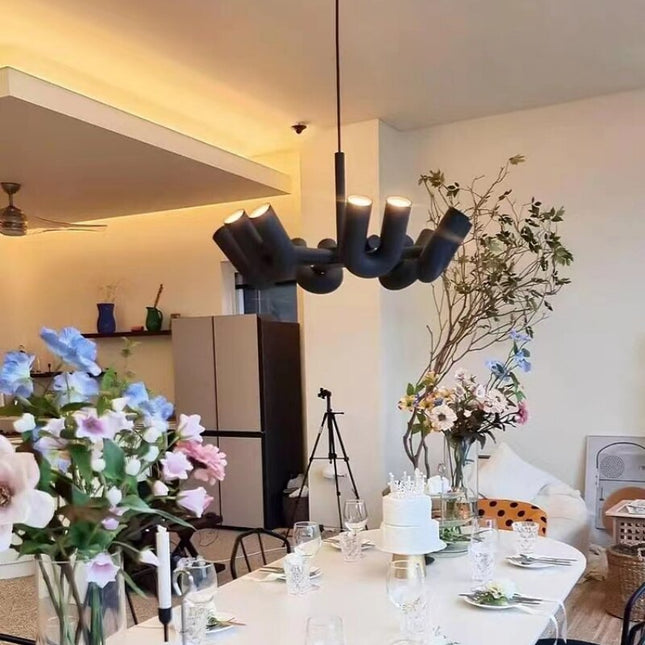 ChandelierDecor - U Shape Chandelier: Illuminate Your Space
