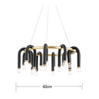 Rond 60cm - 12 Lumières / Blanc froid
