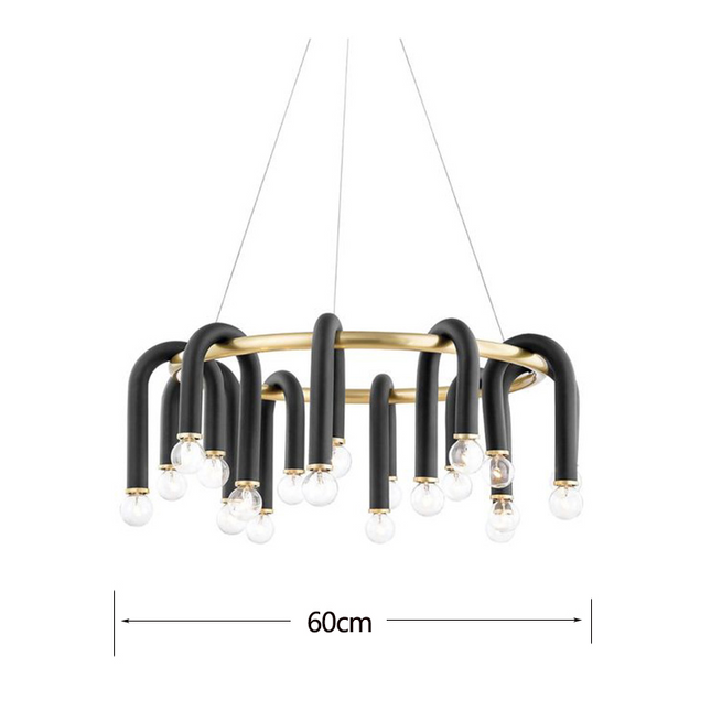 ChandelierDecor - U Shape Tube Chandelier - Exclusive Lighting Fixture