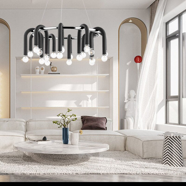 ChandelierDecor - U Shape Tube Chandelier - Exclusive Lighting Fixture