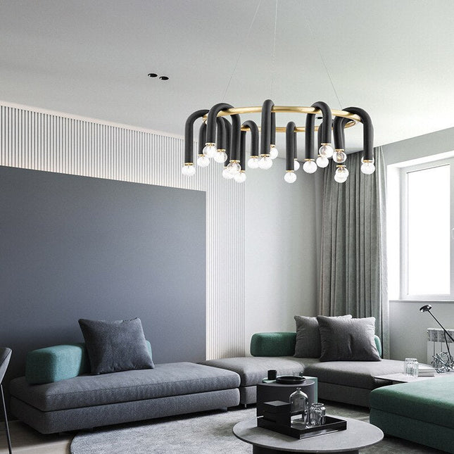 ChandelierDecor - U Shape Tube Chandelier - Exclusive Lighting Fixture