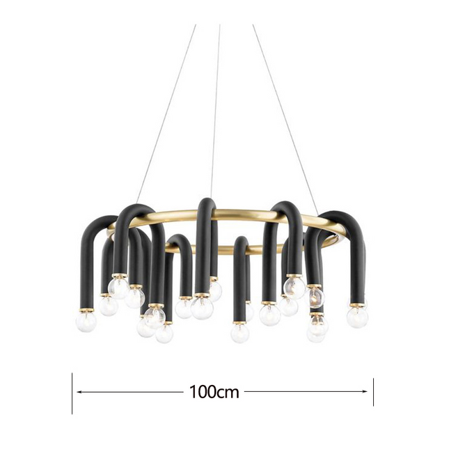ChandelierDecor - U Shape Tube Chandelier - Exclusive Lighting Fixture
