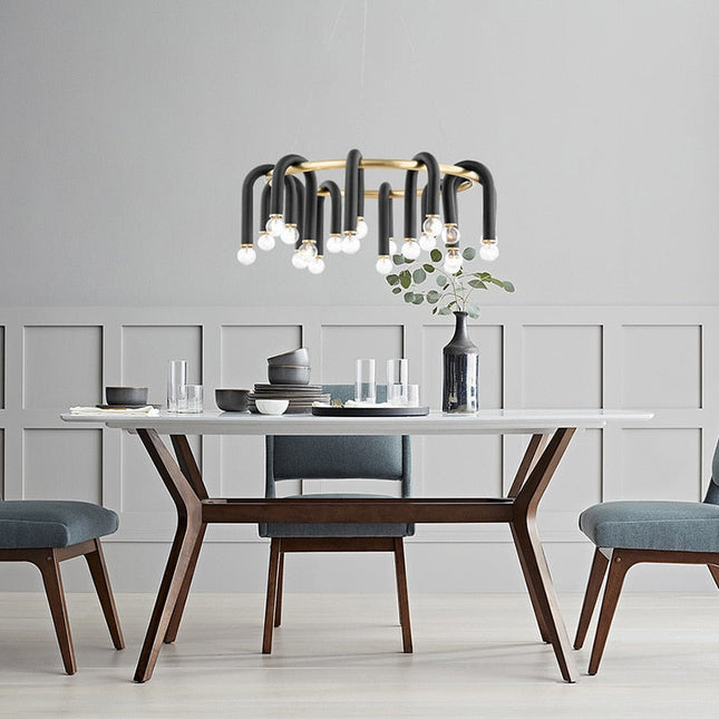 ChandelierDecor - U Shape Tube Chandelier - Exclusive Lighting Fixture