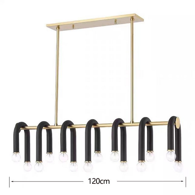 ChandelierDecor - U Shape Tube Chandelier - Exclusive Lighting Fixture