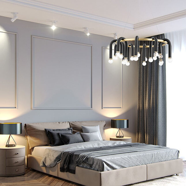 ChandelierDecor - U Shape Tube Chandelier - Exclusive Lighting Fixture