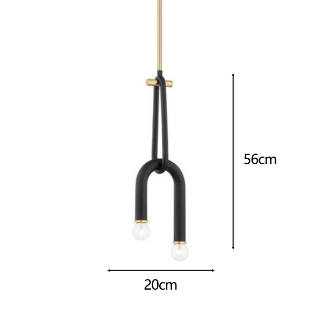 ChandelierDecor - U Shape Tube Chandelier - Exclusive Lighting Fixture