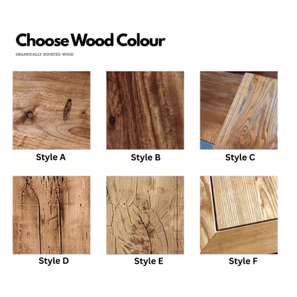 ChandelierDecor-Wabi‑sabi Raw Minimalist Camphor Wood Bed Frame