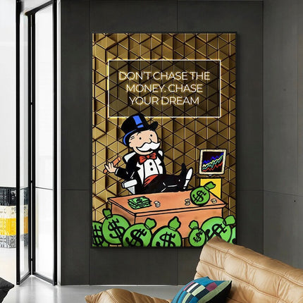 ChandelierDecor - Wall Street Millionaire Forex - Richie Canvas Wall Art