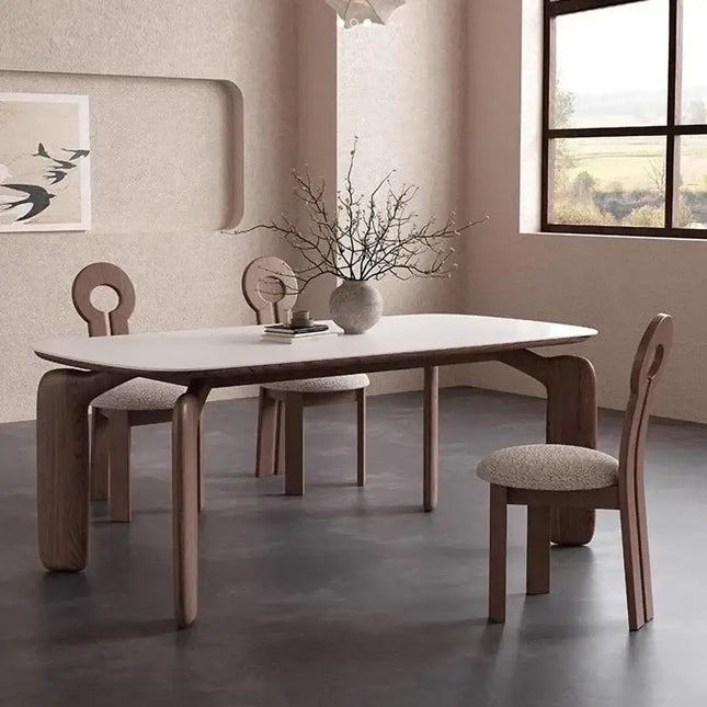 ChandelierDecor - Walnut Dining Table Set – Dining Room
