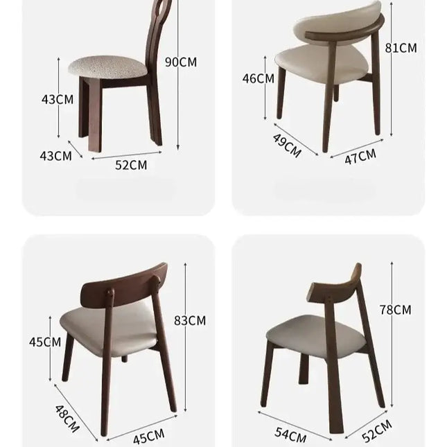 ChandelierDecor - Walnut Dining Table Set – Dining Room