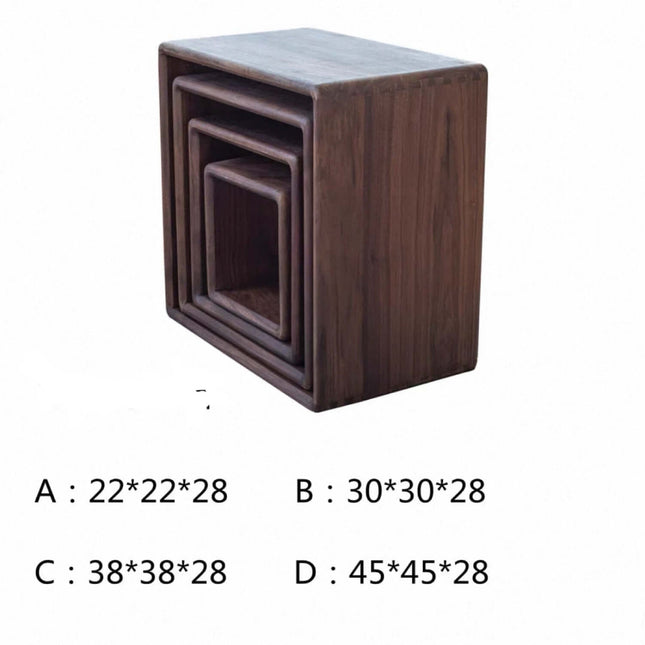 ChandelierDecor - Walnut Wall Shelves – Hanging, Wall-Mounted