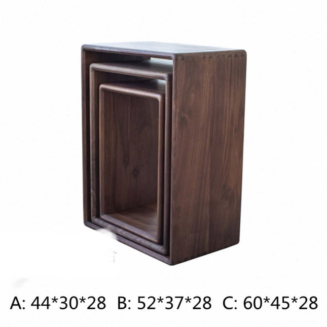 ChandelierDecor - Walnut Wall Shelves – Hanging, Wall-Mounted