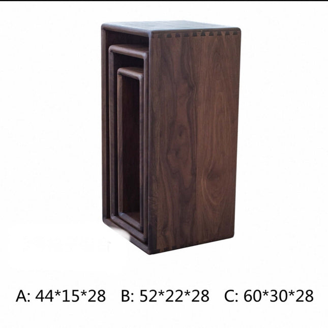 ChandelierDecor - Walnut Wall Shelves – Hanging, Wall-Mounted