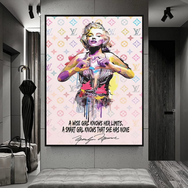 ChandelierDecor - Wise Girl: Marilyn Monroe Pop Icon Wall Art