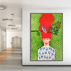 Nur Leinwandposter / 12 x 16 Zoll / 30 x 40 cm / Design B