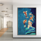 Nur Leinwandposter / 12 x 16 Zoll / 30 x 40 cm / Design C