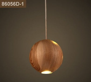 ChandelierDecor - Wooden Globe Pendant Light: Stylish Illumination