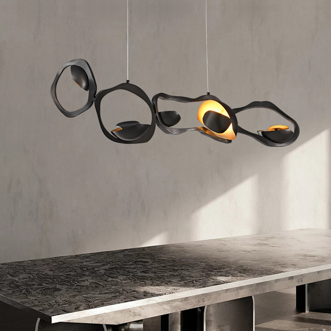 ChandelierDecor - XXX LED Rocks Style Chandelier Dining Island