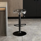 Transparent / Seat 34cm - Adjustable 62-82cm / Black