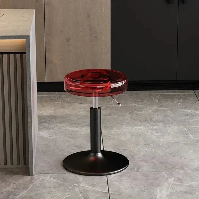 Acrylic High-End Kitchen Island Counter bar Stool-Bar Stools