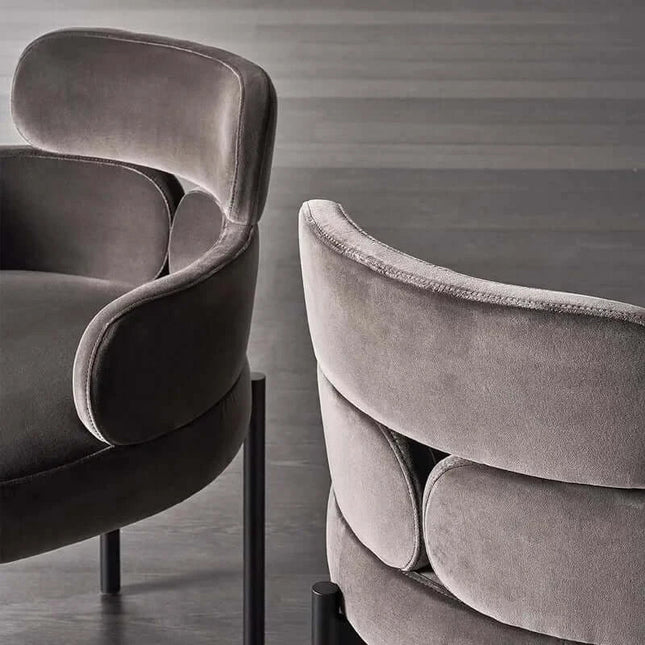 Boucle Minimalist Modern Dining Chair-Dining Chairs