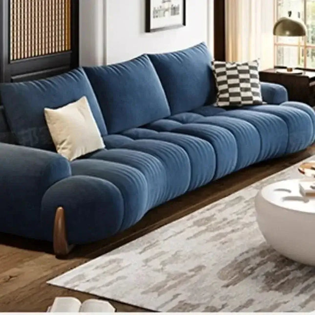 Curved Luxo Living Room Sofa Set-Sofa Set