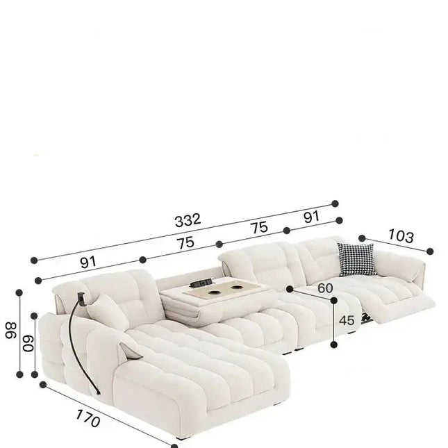 Designer Divano Fancy Electric Sofa Set-Sofa Set