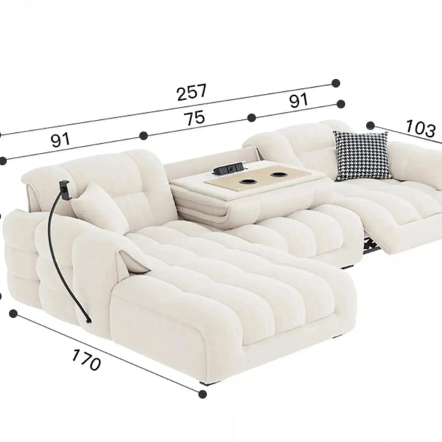Designer Divano Fancy Electric Sofa Set-Sofa Set