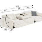 3 Seater - 257cm