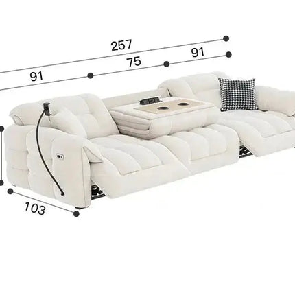 Designer Divano Fancy Electric Sofa Set-Sofa Set