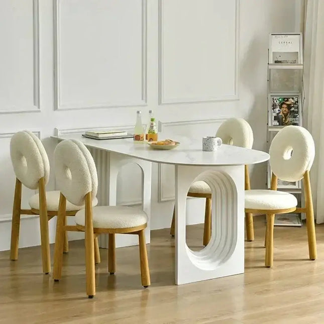Designer Slate Dining Table Set – Lasting Durability-Dining Tables