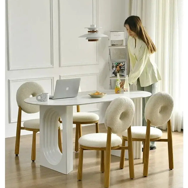 Designer Slate Dining Table Set – Lasting Durability-Dining Tables