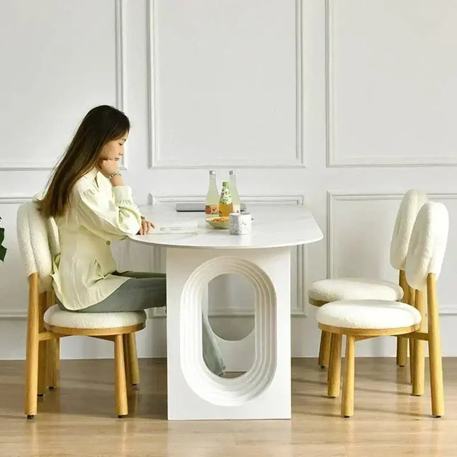 Designer Slate Dining Table Set – Lasting Durability-Dining Tables