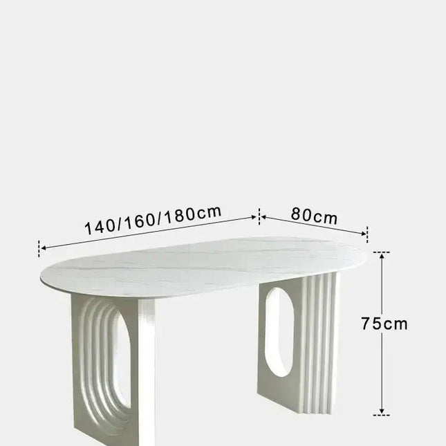 Designer Slate Dining Table Set – Lasting Durability-Dining Tables