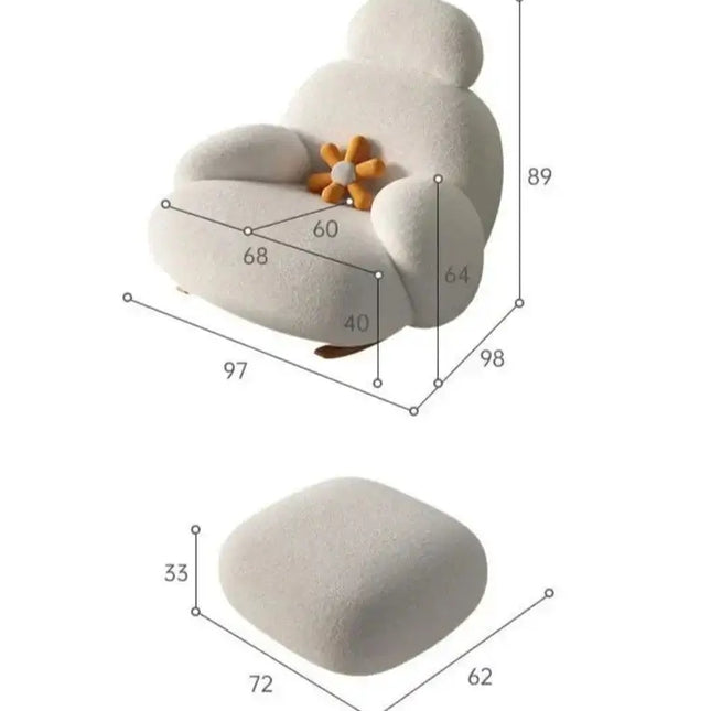 Designer Soft Ultralight Lazy Meubles De Salon Chair-Recliners