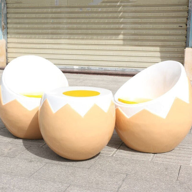 Egg Style Sofa Stool: A Blend of Comfort and Elegance-Chairs & Stools