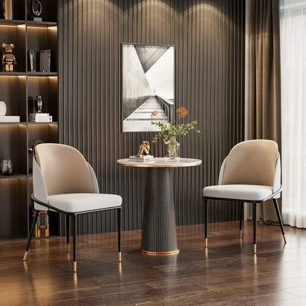 Faux Leather Designer Dining Chair-Dining Chairs