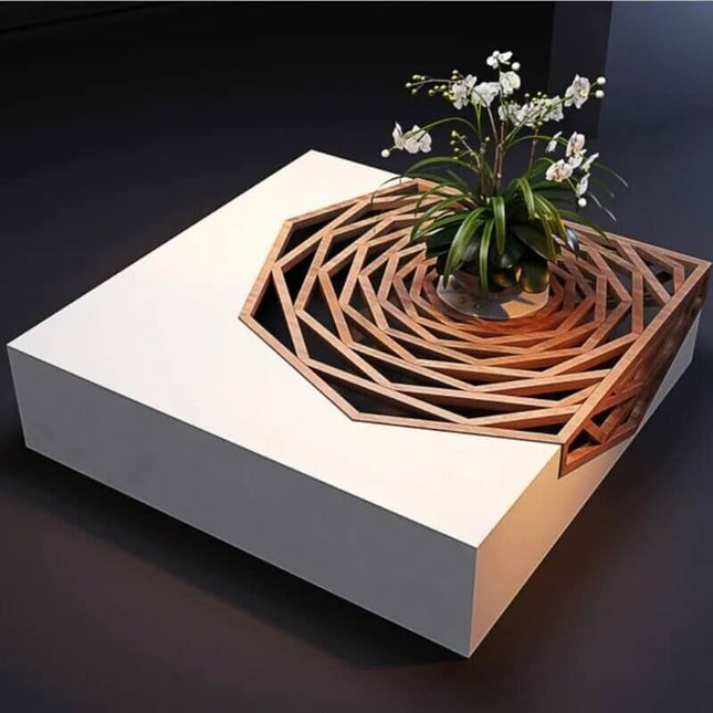 HarmonyKeys Melodic Piano Coffee Table-Coffee Table