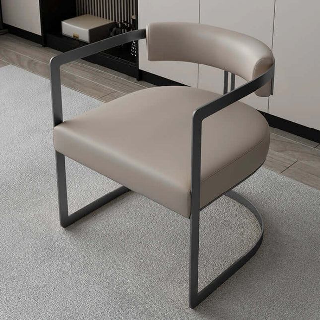Italian Minimalist Light Luxury Dining Chair-Dining Chairs