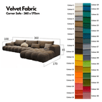 Corner Sofa - 360 x 170cm