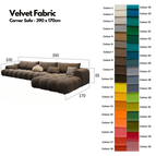 Corner Sofa - 390 x 170cm